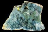 Blue-Green Plumbogummite on Pyromorphite - Yangshuo Mine, China #111924-1